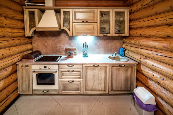 Rustic Cabinets Installation in Crowley