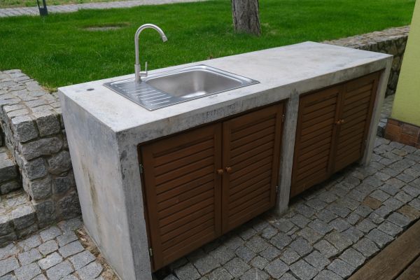 Exterior Cabinet Installation in Crowley